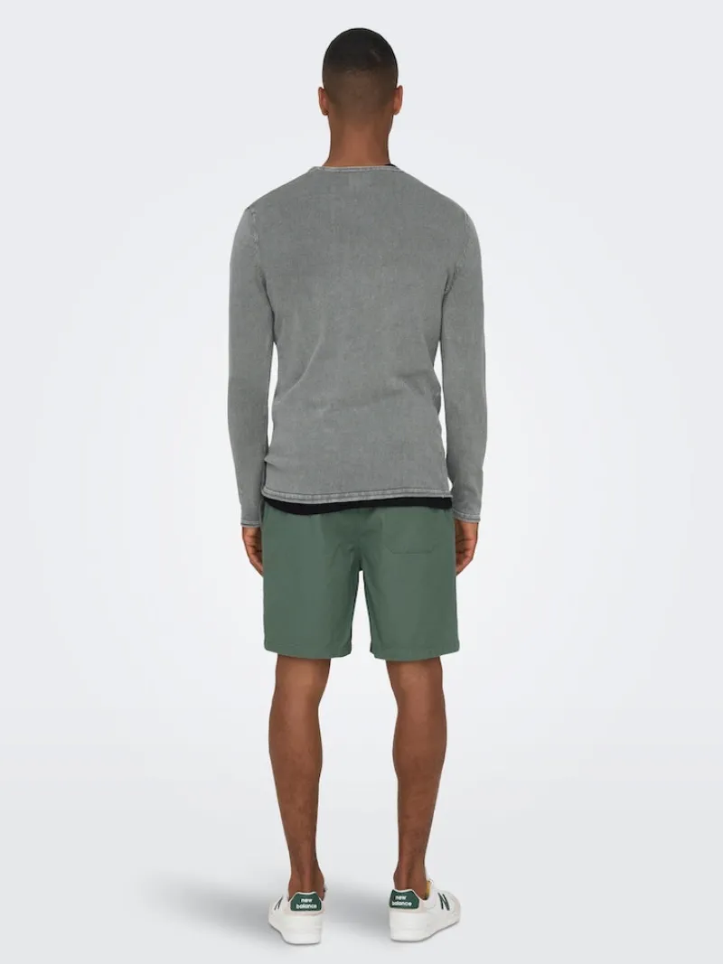 Only & Sons Pullover & Sweatshirts*ONSGARSON 12 WASH CREW KNIT Castor Gray