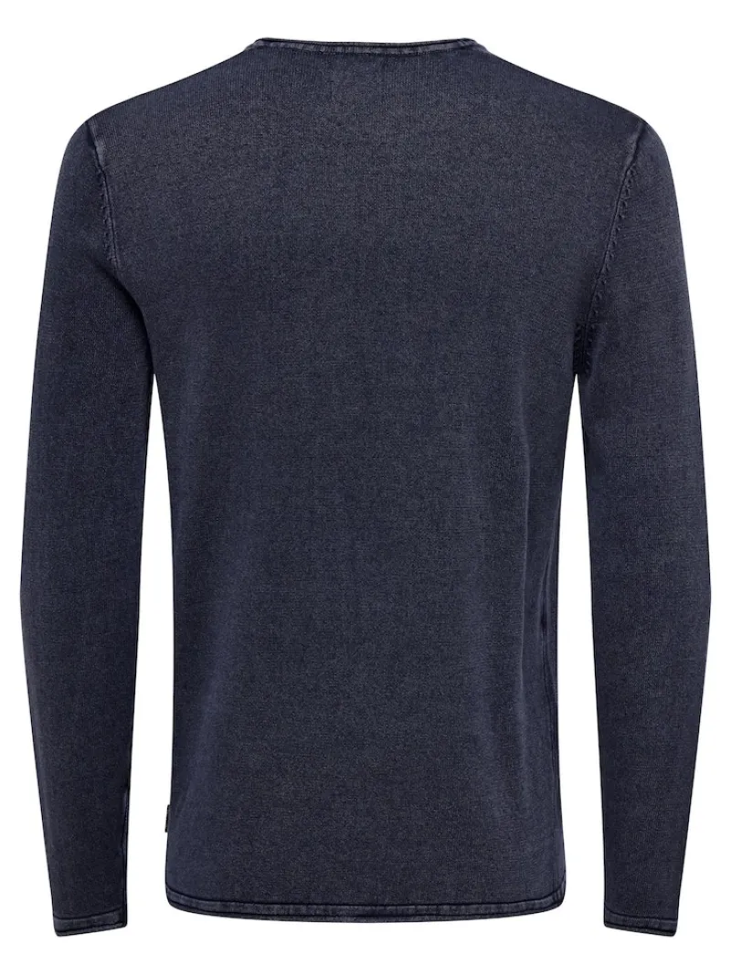 Only & Sons Pullover & Sweatshirts*ONSGARSON 12 WASH CREW KNIT Dress Blues