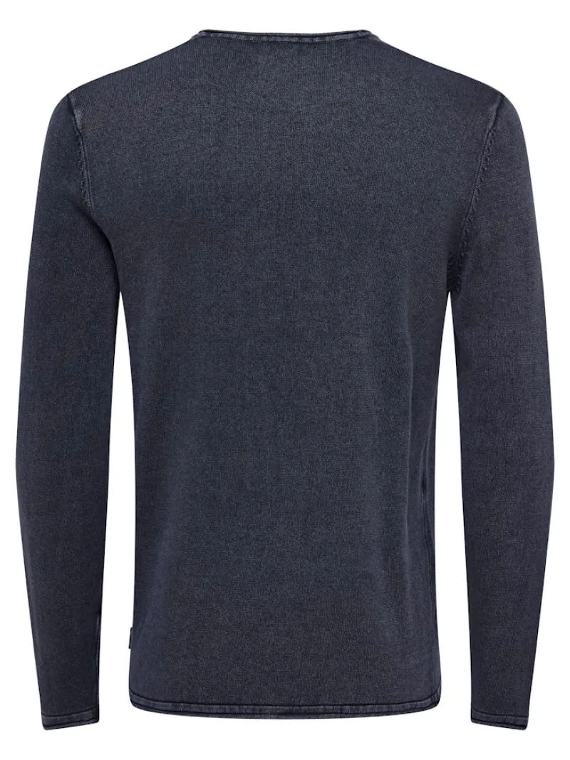 Only & Sons Pullover & Sweatshirts*ONSGARSON 12 WASH CREW KNIT Dress Blues