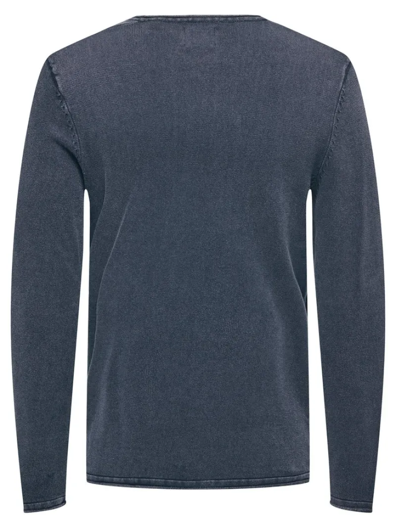 Only & Sons Pullover & Sweatshirts*ONSGARSON 12 WASH CREW KNIT Dress Blues