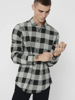 Only & Sons Hemden*ONSGUDMUND LS CHECKED SHIRT NOOS Griffin
