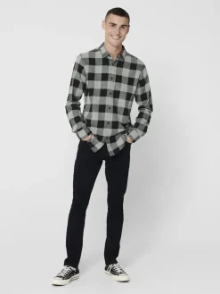 Only & Sons Hemden*ONSGUDMUND LS CHECKED SHIRT NOOS Griffin