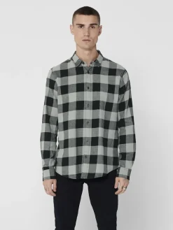 Only & Sons Hemden*ONSGUDMUND LS CHECKED SHIRT NOOS Griffin