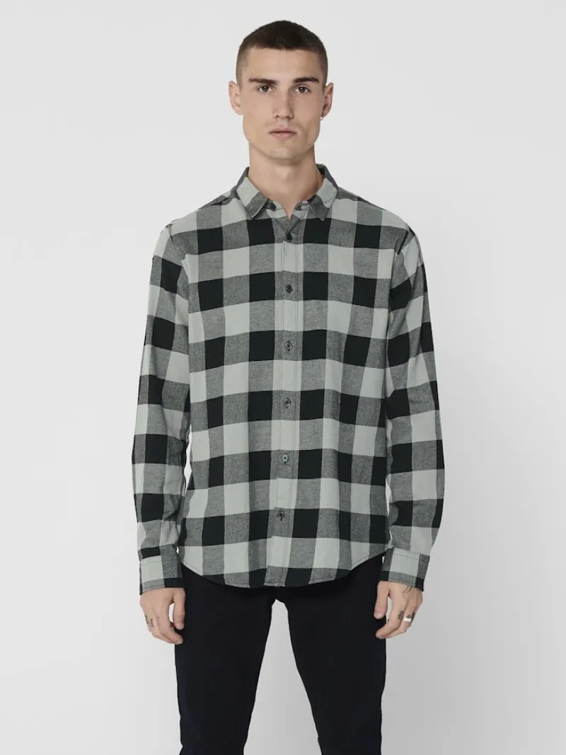 Only & Sons Hemden*ONSGUDMUND LS CHECKED SHIRT NOOS Griffin
