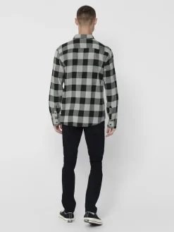 Only & Sons Hemden*ONSGUDMUND LS CHECKED SHIRT NOOS Griffin