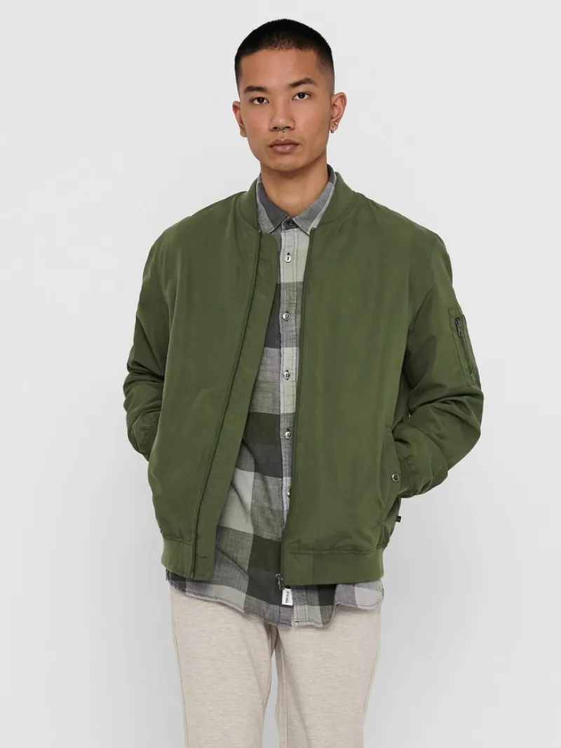 Only & Sons Jacken*ONSJACK BOMBER NOOS OTW Olive Night