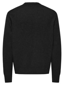 Only & Sons Pullover & Sweatshirts*ONSJAMES RLX CREW KNIT NOOS Black