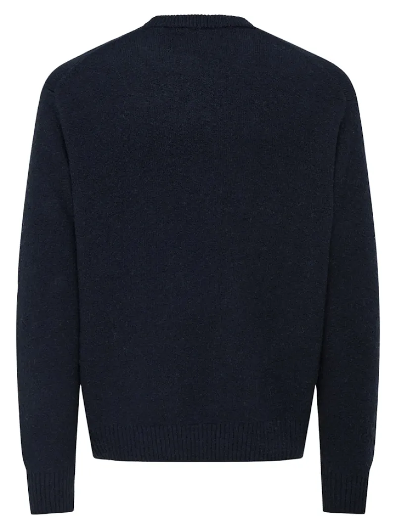 Only & Sons Pullover & Sweatshirts*ONSJAMES RLX CREW KNIT NOOS Dark Sapphire