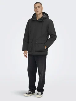 Only & Sons Jacken*ONSJAYDEN PARKA OTW VD Black