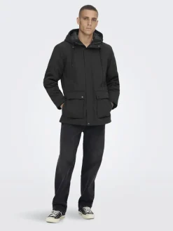 Only & Sons Jacken*ONSJAYDEN PARKA OTW VD Black