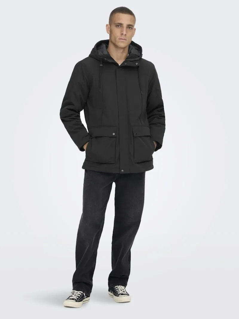 Only & Sons Jacken*ONSJAYDEN PARKA OTW VD Black