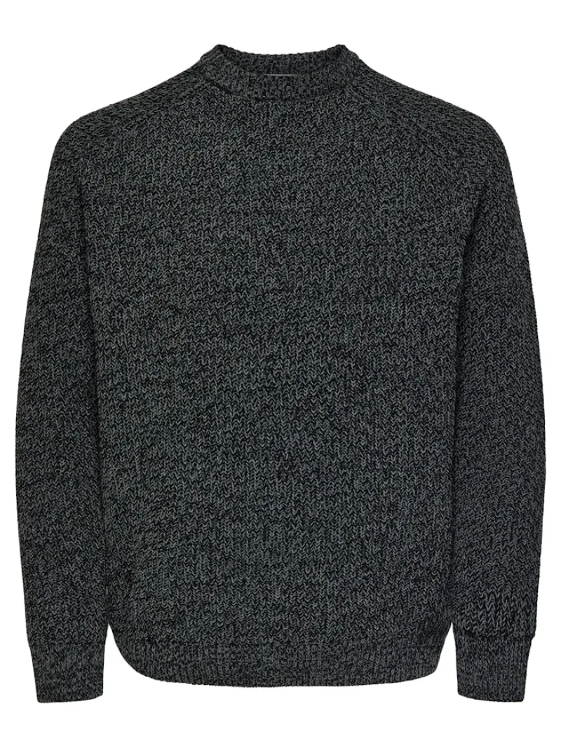 Only & Sons Pullover & Sweatshirts*ONSJOIN RLX LS RAGLAN KNIT Black