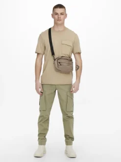 Only & Sons Hosen*ONSKIM LIFE CARGO PK 0490 Silver Sage