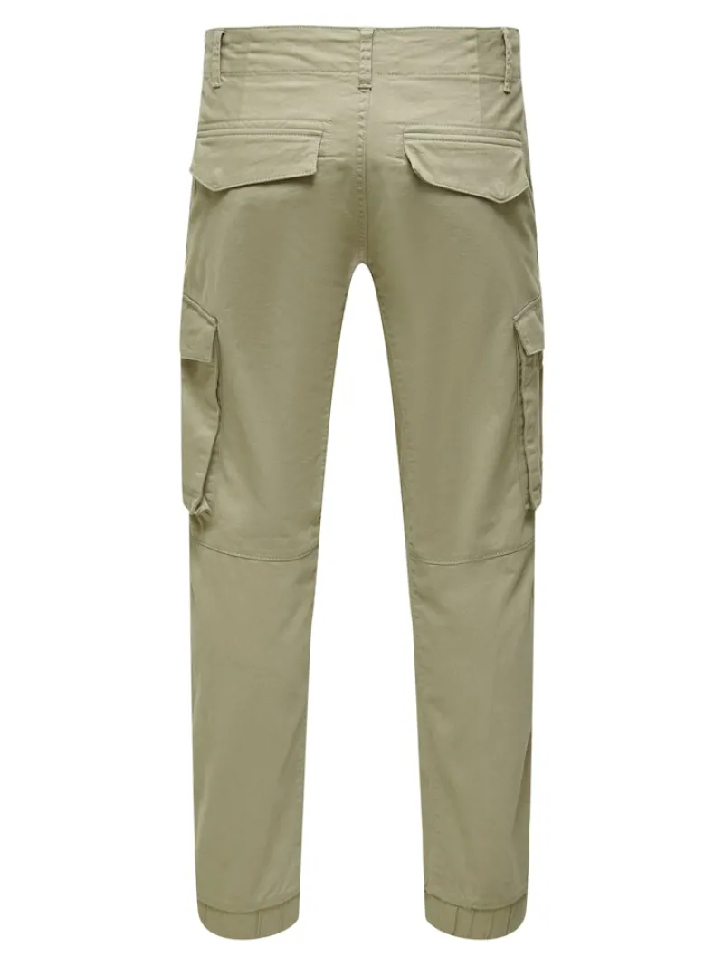 Only & Sons Hosen*ONSKIM LIFE CARGO PK 0490 Silver Sage