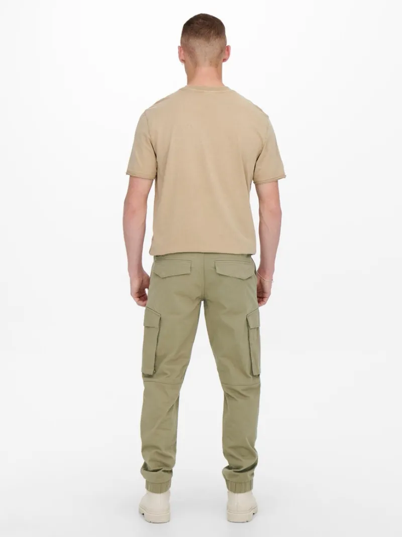 Only & Sons Hosen*ONSKIM LIFE CARGO PK 0490 Silver Sage