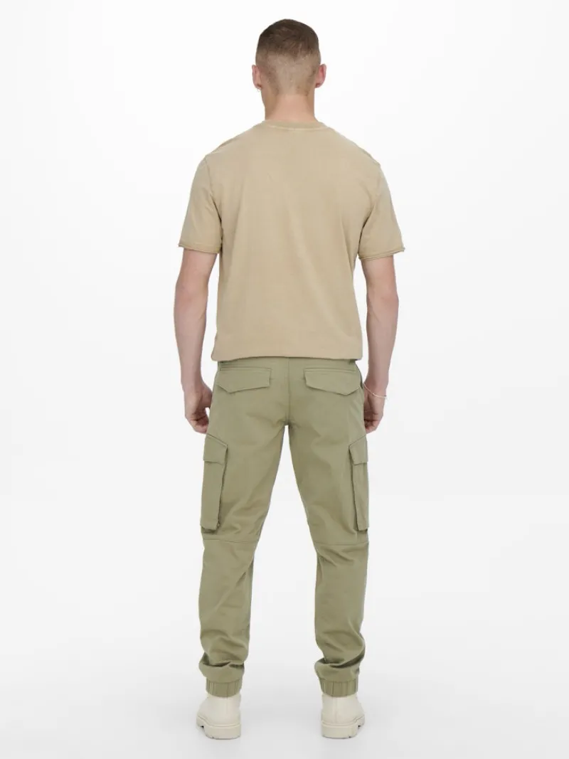 Only & Sons Hosen*ONSKIM LIFE CARGO PK 0490 Silver Sage