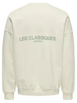 Only & Sons Pullover & Sweatshirts*ONSLES CLASSIQUES RLX CREWNECK egret