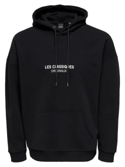 Only & Sons Pullover & Sweatshirts*ONSLESCLASSIQUES RLX HOODIE SWEAT CS Black
