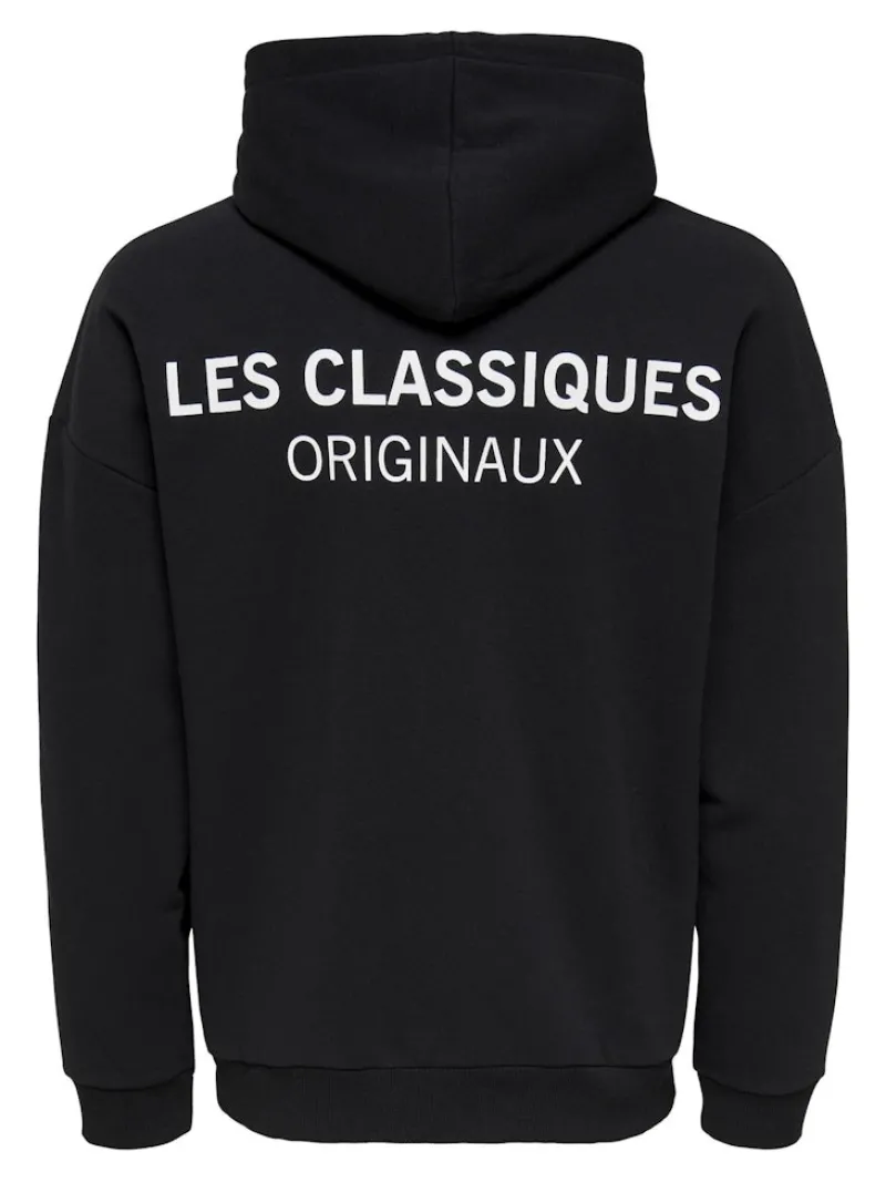 Only & Sons Pullover & Sweatshirts*ONSLESCLASSIQUES RLX HOODIE SWEAT CS Black
