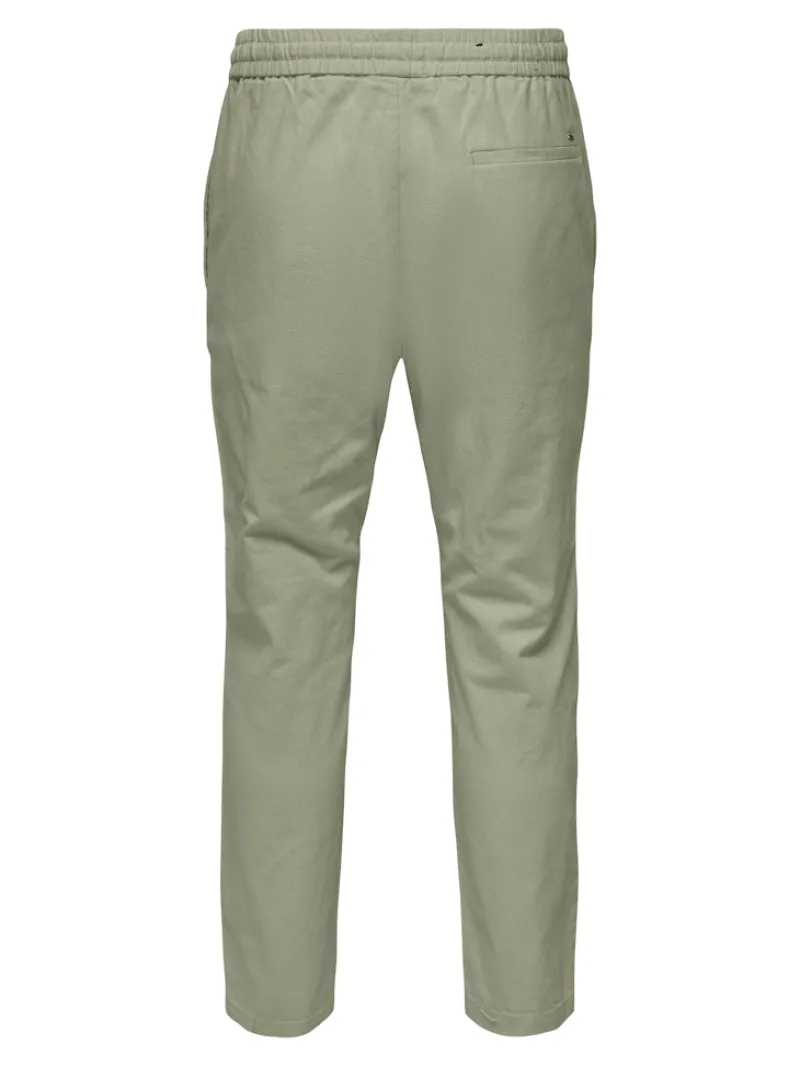 Only & Sons Hosen*ONSLINUS CROP 0007 COT LIN PNT NOOS tea