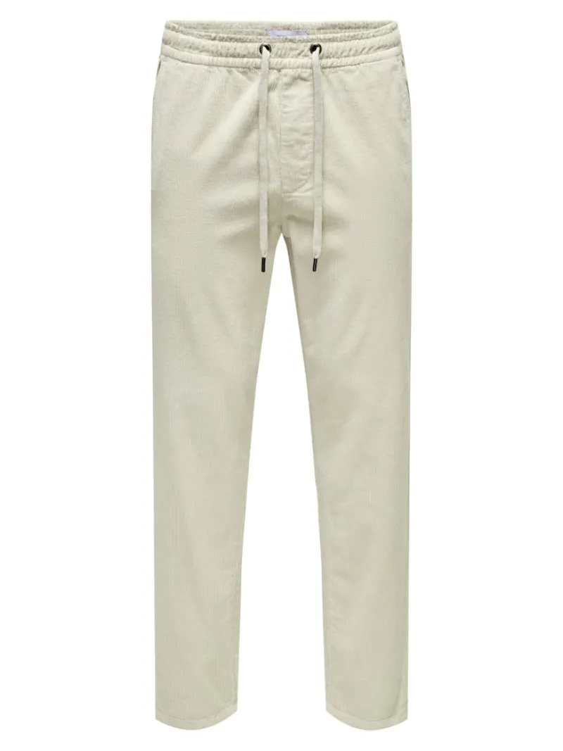 Only & Sons Hosen*ONSLINUS TAP CORDUROY 0185 PANT NOOS Silver Lining