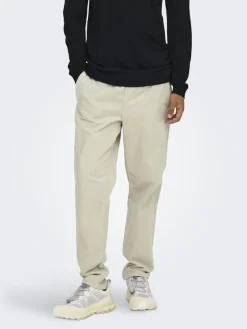 Only & Sons Hosen*ONSLINUS TAP CORDUROY 0185 PANT NOOS Silver Lining