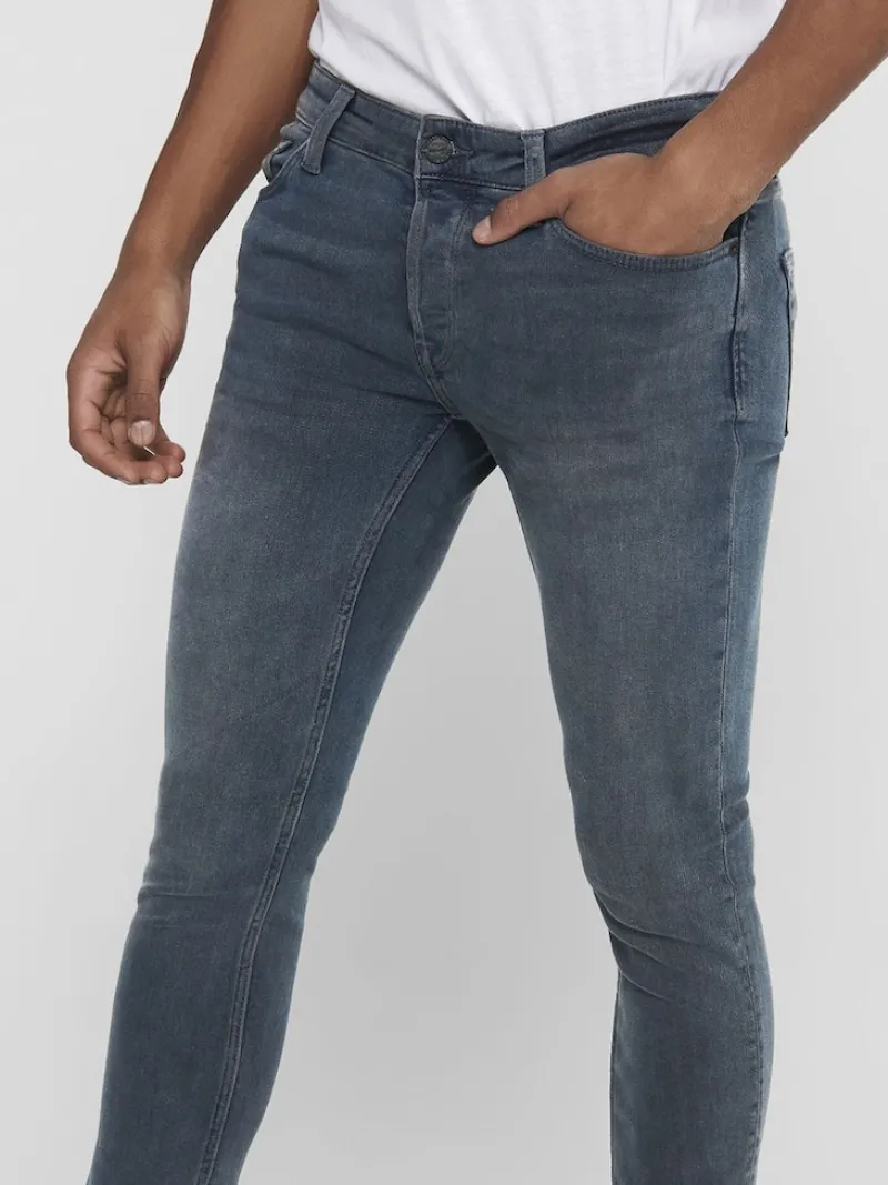 Only & Sons Hosen|Big Boys*ONSLOOM LIFE SLIM GREY PK 7090 NOOS grey denim2