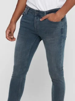 Only & Sons Hosen|Big Boys*ONSLOOM LIFE SLIM GREY PK 7090 NOOS grey denim2