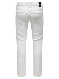 Only & Sons Hosen*ONSLOOM LIFE SLIM TWILL 4452 PANT white