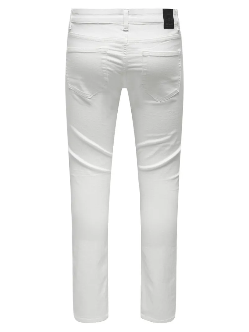 Only & Sons Hosen*ONSLOOM LIFE SLIM TWILL 4452 PANT white