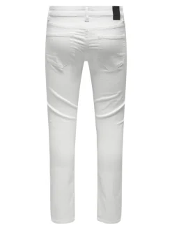 Only & Sons Hosen*ONSLOOM LIFE SLIM TWILL 4452 PANT white