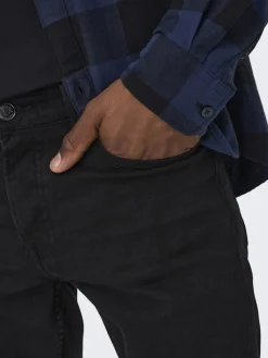 Only & Sons Jeans|Big Boys*ONSLOOM SLIM BLACK 0448 PIM DNM NOOS Black Denim