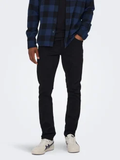 Only & Sons Jeans|Big Boys*ONSLOOM SLIM BLACK 0448 PIM DNM NOOS Black Denim