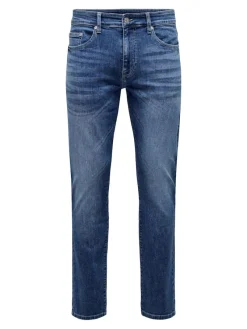 Only & Sons Jeans|Big Boys*ONSLOOM SLIM MB 6756 MAT DNM NOOS Medium Blue Denim