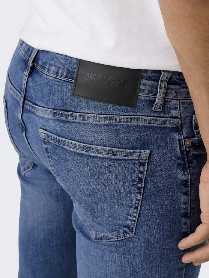 Only & Sons Jeans|Big Boys*ONSLOOM SLIM MB 6756 MAT DNM NOOS Medium Blue Denim