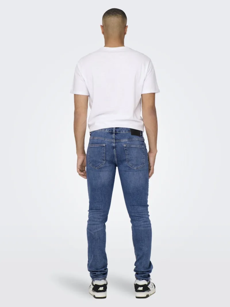Only & Sons Jeans|Big Boys*ONSLOOM SLIM MB 6756 MAT DNM NOOS Medium Blue Denim