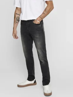 Only & Sons Jeans|Big Boys*ONSLOOM SLIM WASH BLK 0447 DIA DNM NOOS Black Denim