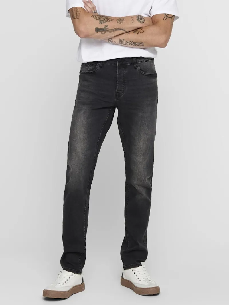 Only & Sons Jeans|Big Boys*ONSLOOM SLIM WASH BLK 0447 DIA DNM NOOS Black Denim