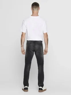 Only & Sons Jeans|Big Boys*ONSLOOM SLIM WASH BLK 0447 DIA DNM NOOS Black Denim