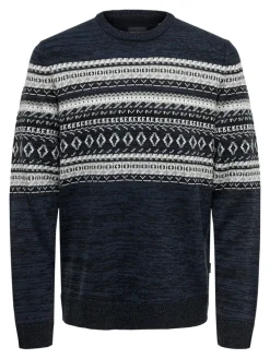 Only & Sons Pullover & Sweatshirts*ONSLUDVIG 7 CHEST JAQ KNIT Phantom