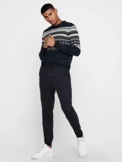 Only & Sons Pullover & Sweatshirts*ONSLUDVIG 7 CHEST JAQ KNIT Phantom