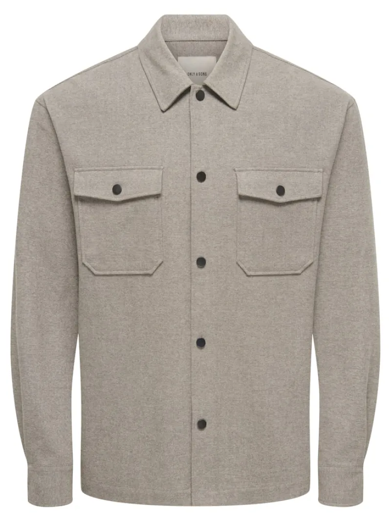 Only & Sons Hemden*ONSMARK BRUSHED 0353 OVERSHIRT NOOS Falcon