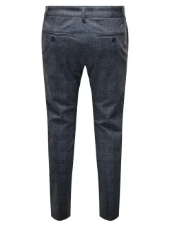Only & Sons Hosen|Big Boys*ONSMARK SLIM CHECK PANTS 9887 NOOS Dress Blues