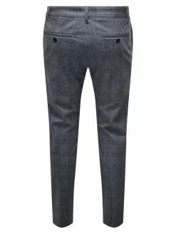 Only & Sons Hosen|Big Boys*ONSMARK SLIM CHECK PANTS 9887 NOOS Dress Blues