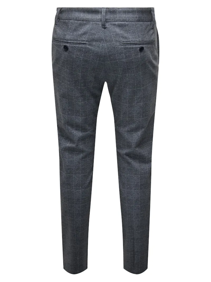 Only & Sons Hosen|Big Boys*ONSMARK SLIM CHECK PANTS 9887 NOOS Dress Blues