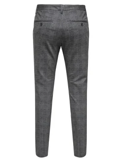 Only & Sons Hosen|Big Boys*ONSMARK SLIM CHECK PANTS 9887 NOOS Black