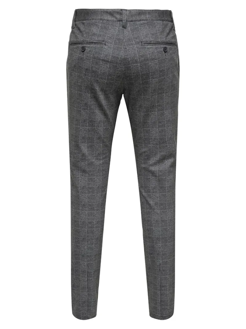 Only & Sons Hosen|Big Boys*ONSMARK SLIM CHECK PANTS 9887 NOOS Black