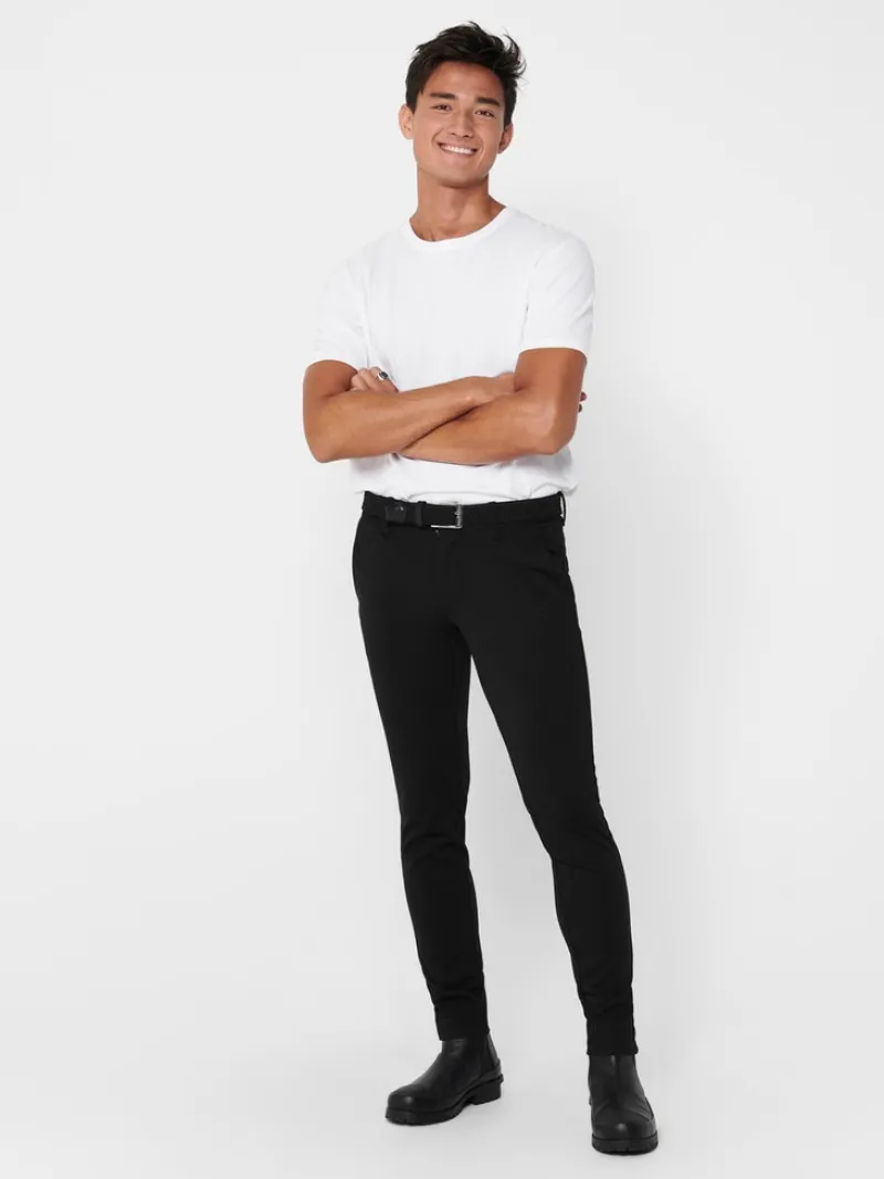 Only & Sons Hosen|Big Boys*ONSMARK SLIM GW 0209 PANT NOOS Black
