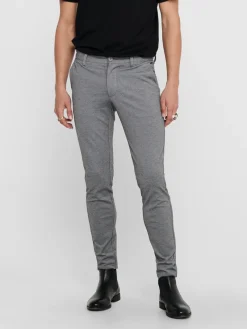 Only & Sons Hosen|Big Boys*ONSMARK SLIM GW 0209 PANT NOOS Medium Grey Melange