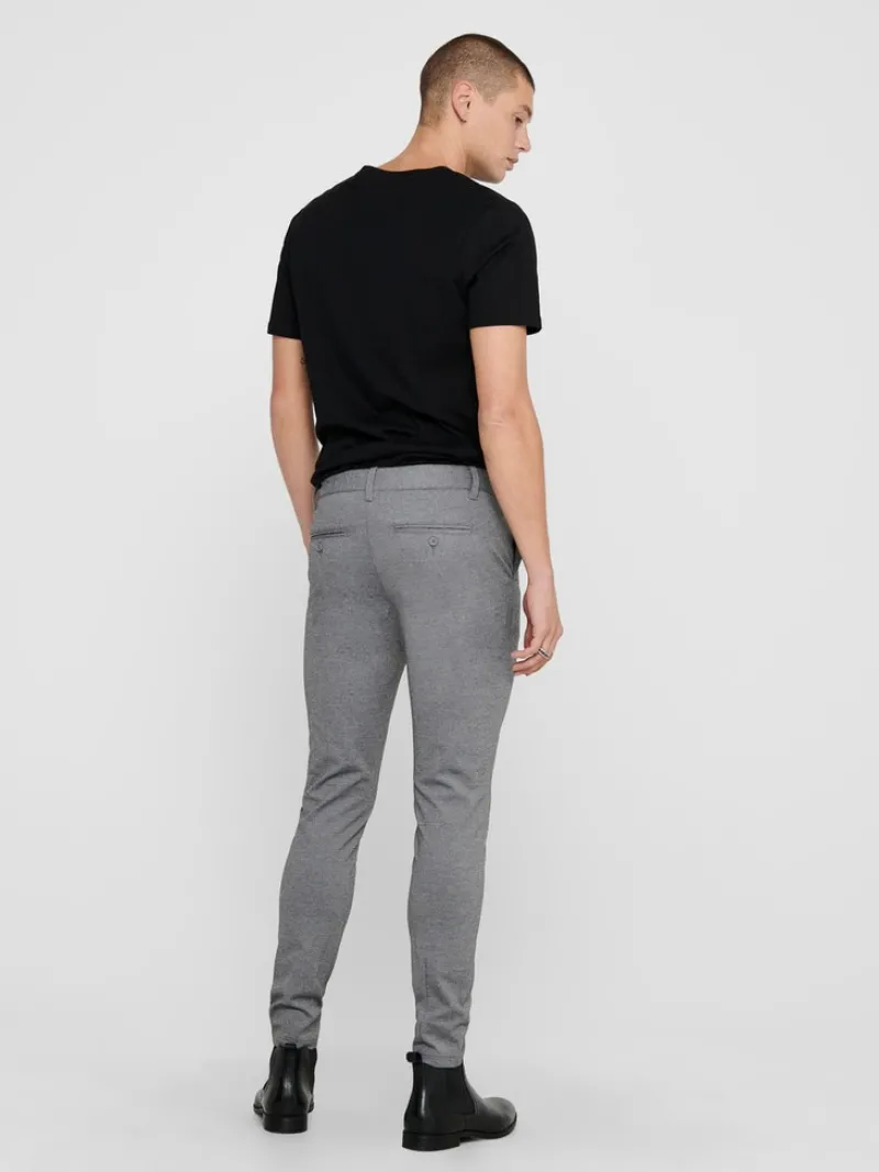 Only & Sons Hosen|Big Boys*ONSMARK SLIM GW 0209 PANT NOOS Medium Grey Melange